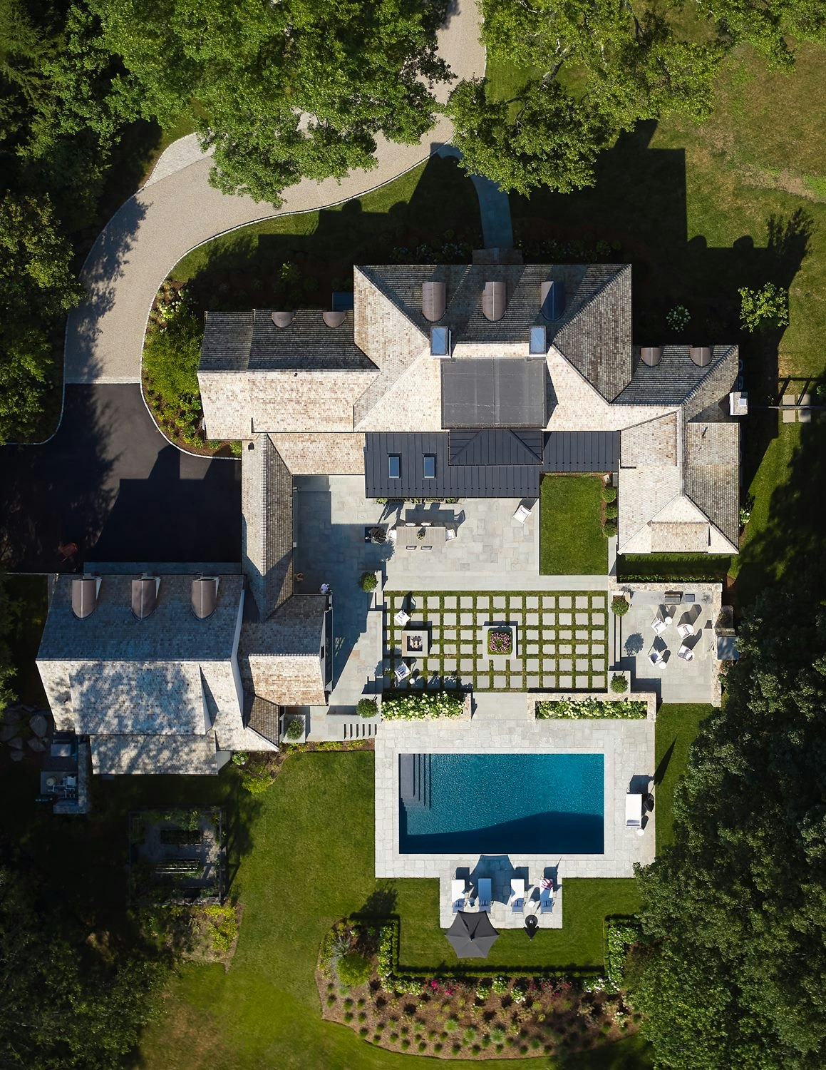 fairfield county top home builder aerial home photo